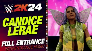 CANDICE LERAE WWE 2K24 ENTRANCE - #WWE2K24 CANDICE LERAE ENTRANCE THEME