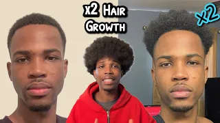 How To Double Your Hair Growth In Half The Time  ( For Men With Short Hair )