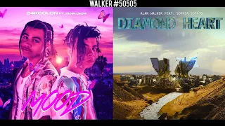 Mood Diamond Heart [Mashup] - Alan Walker x @24kGoldn ft. @ianndior