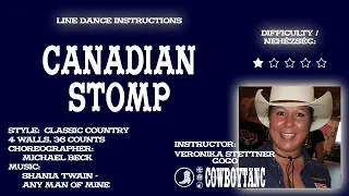 Linedance CANADIAN STOMP (Teach & Dance)