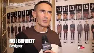 "NEIL BARRETT" Backstage & Interview Autumn Winter 2014 2015 Menswear Milan HD by Fashion Channel