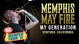 Memphis May Fire - "My Generation" **NEW SONG** LIVE! Vans Warped Tour 2015