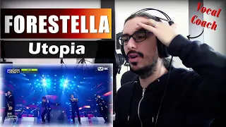 FORESTELLA "Utopia" (Live) // REACTION & ANALYSIS by Vocal Coach