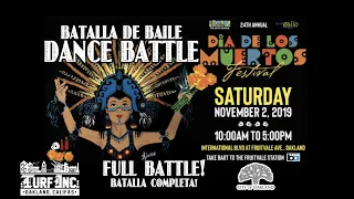 TURFinc Dia De Los Muertos Festival Full Dance Battle Fruitvale Bart Station Nov 2019