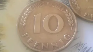 Best Price for One! Very Rare Mint Mark World Coin 1949 Bundesrepublik Deutschland 5 - 10 Pfennig
