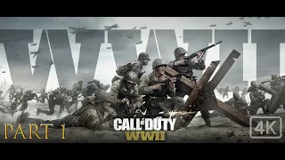 D-Day - Omaha Beach/Normandy 1944 - Call of Duty WW2 4K Gameplay - #1