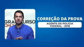 Correção da Prova  de Contabilidade - Agente da Polícia Federal - 2018