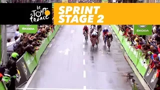 First intermediate sprint - Stage 2 - Tour de France 2017