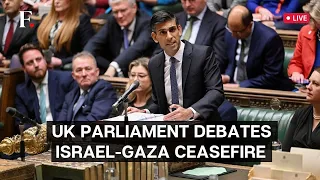 LIVE: British PM Sunak Faces Questions in UK Parliament Before Israel-Gaza Ceasefire Debate