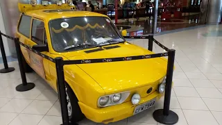 Brasília amarela dos mamonas assassinas no shopping Internacional de Guarulhos SP.