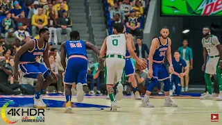 Golden State Warriors vs Boston Celtics 4K! Full Game Highlights NBA 2K22 PS5 Gameplay