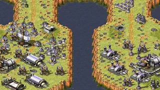 Red Alert 2 --- Pattern of Island --- brutal Ai