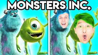 MONSTERS INC WITH ZERO BUDGET! (Funny Disney PARODY By LANKYBOX!)