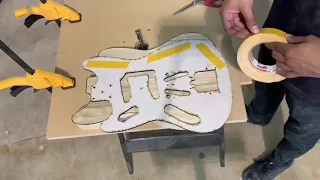 Mustang Guitar Build Part 1 : Making a Body