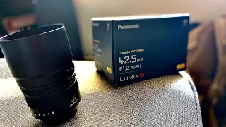 42.5mm F1.2 micro Four-thirds lens | LUMIX G Lecia Lens UNBOXING