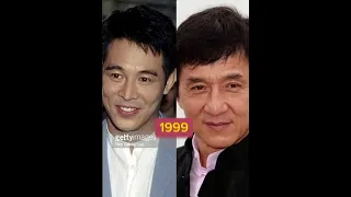 Jet Li vs Jackie Chan, Transformations the Years 1983 - 2023 #shorts  #transformation