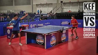 Kef Noorani (2221) vs Dhruv Chopra (2230) // 2022 US Open TT U2200 Final - 12-17-22