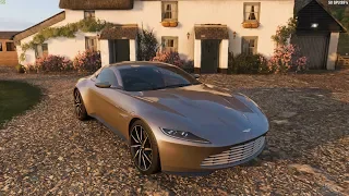 Forza Horizon 4 - 2015 JAMES BOND EDITION Aston Martin DB10 - Car Show Speed Jump Crash Test .