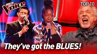 The best BLUES Blind Auditions to warm your SOUL on The Voice | Top 10