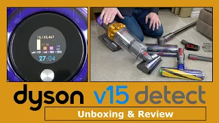 Dyson V15 Detect Absolute Unboxing & First Look Review