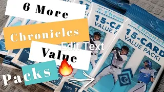 I went back out in the wild & bought 6 more 2022 Chronicles Value Packs & they're LOADED!