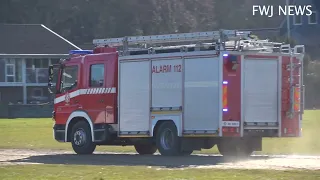 Fire trucks, ambulances, medical car, crane trucks, emergency in Denmark