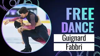 GUIGNARD / FABBRI (ITA) | Ice Dance Free Dance | Grand Prix de France 2023 | #GPFigure