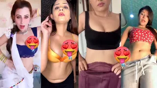 No Bra TikTok cocomelon | Nobra Pokies | Saree Reels | Braless Girls