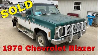 SOLD - 1979 Chevrolet Blazer - Walk Around