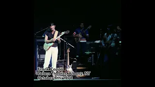 Frank Zappa - 1978 10 08 - Palace Theater, Albany, NY