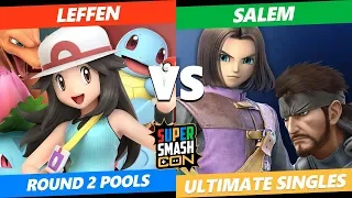 SSC 2019 - Leffen (Pokemon Trainer) Vs. Salem (Snake, Hero) SSBU Smash Ultimate Tournament