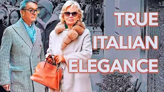 ITALIAN ELEGANCE. STREET STYLE IN MILAN. How to look classy and timeless at an ADVANCED AGE?