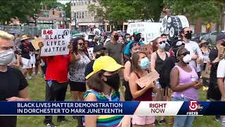 Black Lives Matter demonstration marks Juneteenth