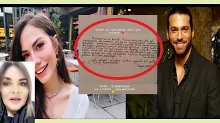 Demet shared the letter!! The actors celebrated the holiday!!