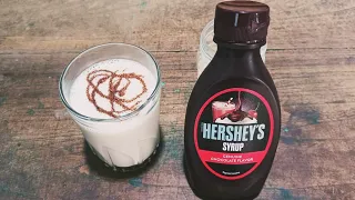 #shorts HERSHEY'S Chocolate Syrup Milk|Chocoman Icecreams|How to make HERSHEY'S Syrup Milk
