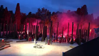 Ultima scena in Le Troiane Teatro Greco Siracusa Fondazione INDA