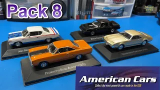 Deagostini American Cars 1/43 Diecast Car Collection Pack 8