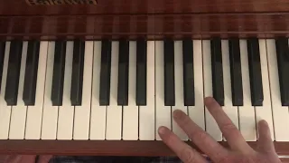 A Way to Finger "Because the Night" on Piano