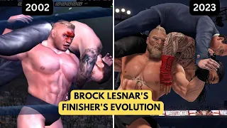 Evolution of Brock Lesnar's Finisher (F5)  2002 - 2023  (WWE Games)