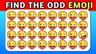 Can You Find the Odd Emoji🔍 | Odd Emoji Quiz | Emoji Quiz