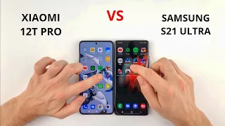 Xiaomi 12T Pro vs S21 Ultra | SPEED TEST