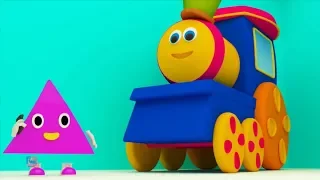 Боб Поезд | Пять Маленьких Форм | Формы На Русский | Bob Five Little Shapes