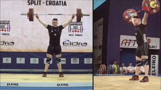 2017 European Weightlifting 94 kg ,105 kg Group C