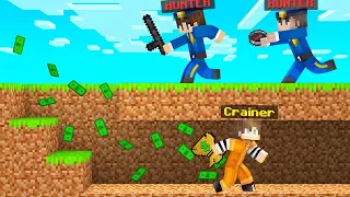 COP HUNTERS VS ROBBER SPEEDRUNNER In Minecraft!