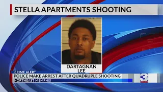 Arrest made in quadruple shooting that killed 2