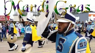 SU Funk Factory Drumline - 2018 Mardi Gras Parade