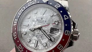 Rolex GMT-Master II "Pepsi" Meteorite 126719BLRO Rolex Watch Review