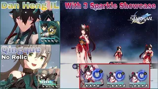 Qingque/Dan Heng IL + 3 Sparkle Team Showcase | Honkai Star Rail Indonesia