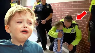 Little Boy Suddenly Breaks into the Police Station and Screams: "Please, Arrest My Father!"