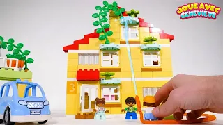 Maison Lego Duplo pour enfants et tout-petits ! Apprendre avec des jouets de blocs de construction